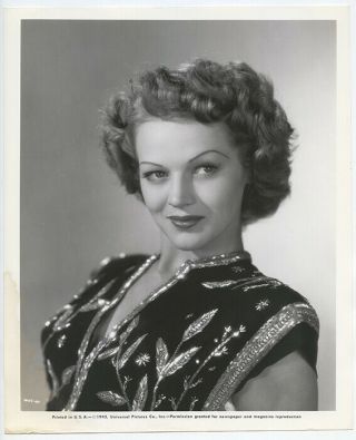 Martha O’driscoll 1945 Vintage Hollywood Portrait By Ed Estabrook