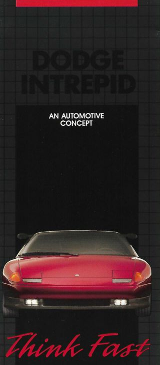 Automobile Brochure 1989 Dodge Intrepid