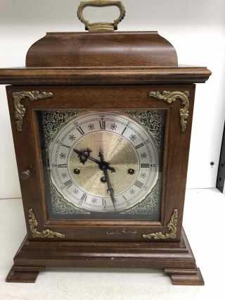 Vintage Wooden Hamilton Mantel Clock