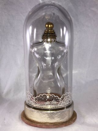 Vintage Schiaparelli Shocking Perfume Bottle And Dome
