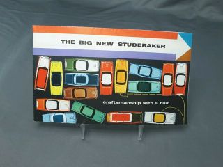 1956 Studebaker Car Dealer Sales Brochure The Big New•craftsmanship With A Flair