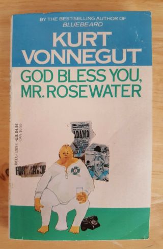Kurt Vonnegut,  God Bless You,  Mr.  Rosewater - Vintage - 1st Laurel Paperback Ed.