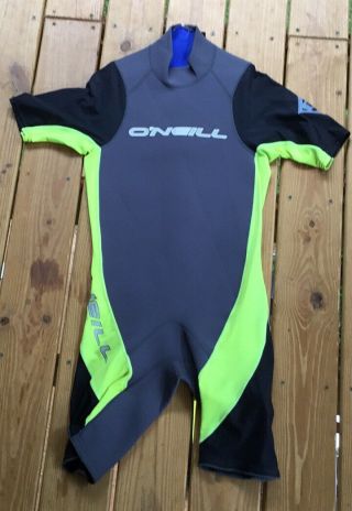 Oneill Power Flex System Wetsuit Wet Suit Shorty,  Vintage,  L