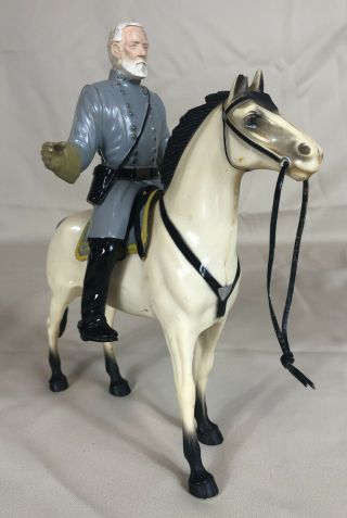 Vintage Hartland Plastics Robert E.  Lee With Horse