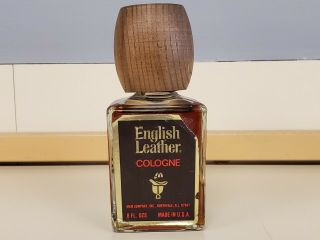 Vintage English Leather Cologne 8 Fl Oz Splash Bottle For Men Scent