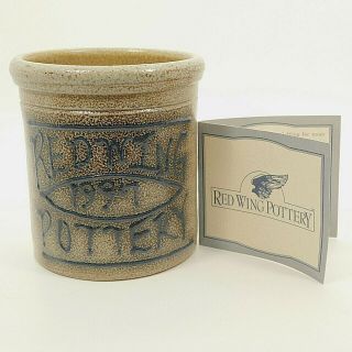 Vtg1997 Red Wing Collectors Society Rwcs Commemorative Salt Glazed Stoneware Pot