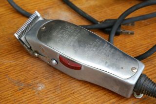 Vintage Andis Master Model M Hair Clippers And Cord 2 Speed Barber Shop