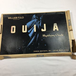 Ouija Talking Board Set Vintage Parker Brothers William Fuld Mystifying Oracle
