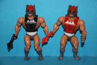Vintage Motu Masters Of The Universe Figure Zodac 2 Versions Complete