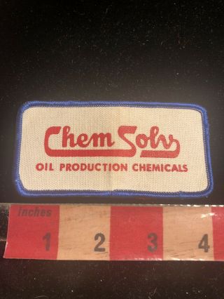 Vintage Chem Solv Oil Production Chemicals Advertising Patch 20e7
