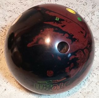 Vintage Storm Bowling Ball 14 lb 8.  6 oz 2