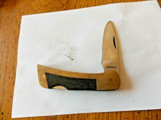 Vintage Gerber Portland Or 97223 Folding Brass Sportsman Knife