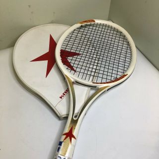 Vintage Kneissl White Star Aero Tennis Racquet Racket With Cover Lindl