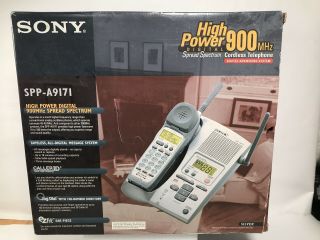 Vintage Sony Spp - A9171 Cordless Telephone And Digital Answering System