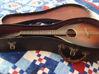 Vintage Regal Mandolin With Case For Repair