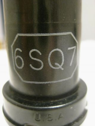 6sq7 Ge Vintage Electron Vacuum Tube Hickok And Guaranteed.