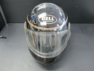Vintage Bell Sprint Full Face Motorcycle Helmet Size 7 3/8 World Wide