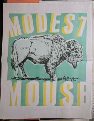 Modest Mouse Bitter Buffalo Poster 90s Vintage Authentic