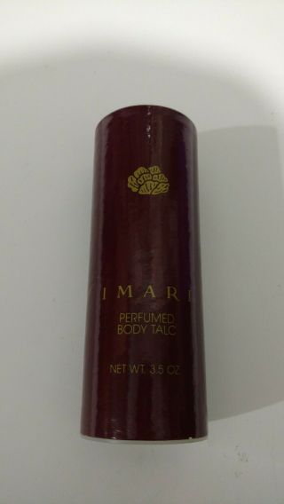 Avon Imari Perfumed Body Talc 3.  5 Oz Vintage Power For Women