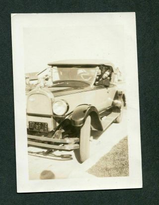 Vintage Car Photo 1928 Willys Whippet Model 98 Roadster 990105