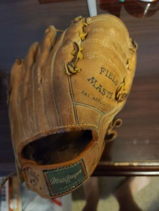 Macgregor Gf 30 Vintage Field Master Baseball Glove Jerry Lynch Autograph Model