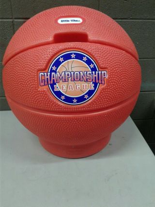 Vintage Little Tikes Champions Basketball Toy Box Orange (g100)