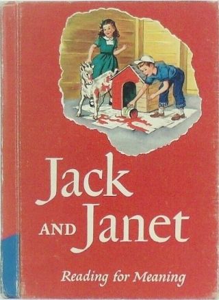 Vintage Early Reader Jack And Janet Reading For Meaning Tip Mitten