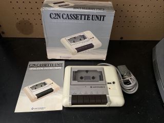 Vintage Commodore C2n Cassette Tape Player Recorder For C64 Vic - 20