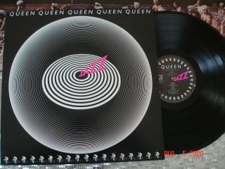 Queen ‎ " Jazz " Vintage 1978 Lp Elektra ‎– 6e - 166 W/ Poster Insert
