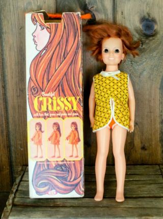 Vintage Ideal Crissy Doll W/ Hair That Grows W/ Box