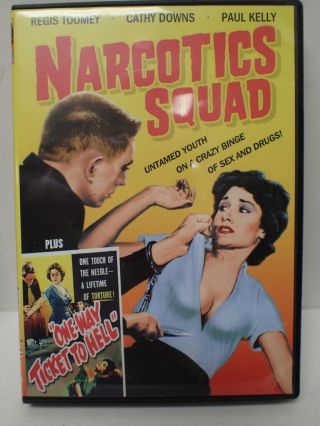 Vintage Alpha Video Dvd Narcotics Squad W/ Regis Toomey,  Cathy Downs,  Paul Kelly