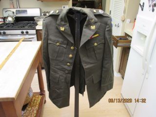 Vintage Ww2 Us Army Air Corps Jacket Warrant Officer - Air Transport Command 1942