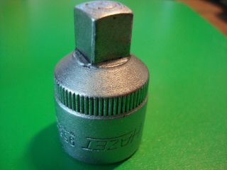Hazet 958 - 2 Drive Adapter Reducer 1/2 To 3/8 Drive Quality Vintage W German Tool