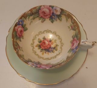 Rare Vintage " Paragon Tapestry Rose " Tea Cup And Saucer - Attractive Floral Bowl