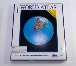 World Atlas For Apple Macintosh - Vintage