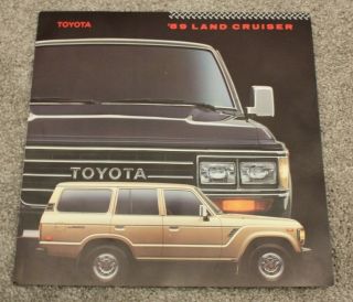 Automobile Brochure 1989 Toyota Land Cruiser