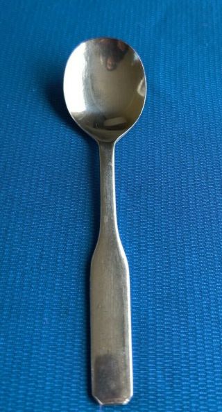 Vintage Sanitoy Stainless Steel Made In Japan Silver Tone Baby Spoon Sugar Spoon