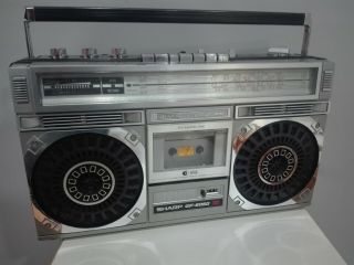 Vintage Radio - Cassette Player/recorder Sharp Gf - 6060x