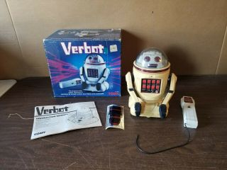 Vintage Tomy Verbot Robot W/ Box Non Yellowed