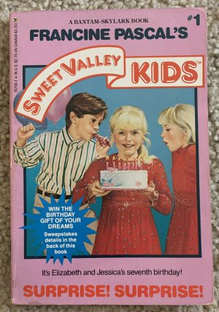 Sweet Valley Kids: Surprise Surprise No.  1 Francine Pascal Book Vintage Rare