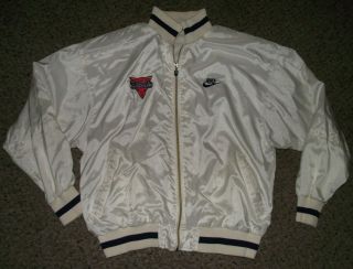 Vintage Nike Usa Track & Field Satin Jacket Xl