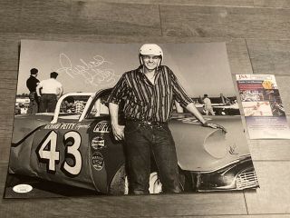 Richard Petty Signed Vintage 11x14 Oversized Photo 7x Daytona 500 Champ Jsa
