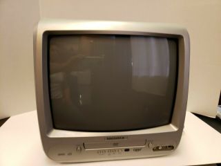 Magnavox Mwc13d6 13 " Color Tv Dvd Combo Front Gaming Inputs Crt Vintage/retro