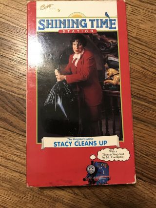 Vintage Shining Time Station Volume 1 Stacy Cleans Up Vhs Tape Thomas The Train