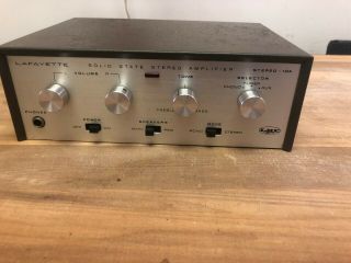 Lafayette Stereo – 10a,  Solid State Stereo Amplifier,  Vintage