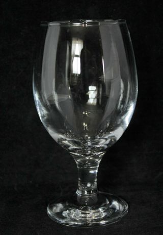 Set Of 6 Quality Vintage Clear Glass 12oz Wine Glasses 3