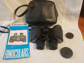 Vintage Tasco Zip Binoculars 7x35mm Wide Angle 525ft/1000yards Right Eye Focus