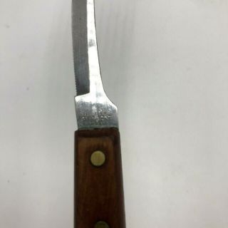 Vintage Imperial Tomato Knife Stainless Wood Handle 4.  5 
