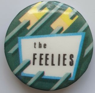 The Feelies Vintage Button Badge Post Punk Rock Wave Pop