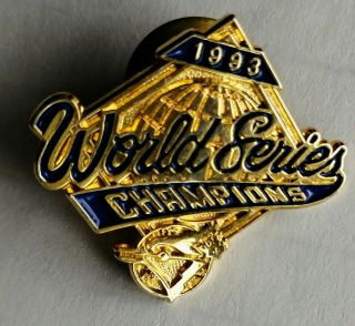 Vintage 1993 Mlb Toronto Blue Jays World Series Champions Collector Lapel Pin